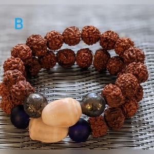 Handmade Cone Shell, Pearl, Mala Bracelets